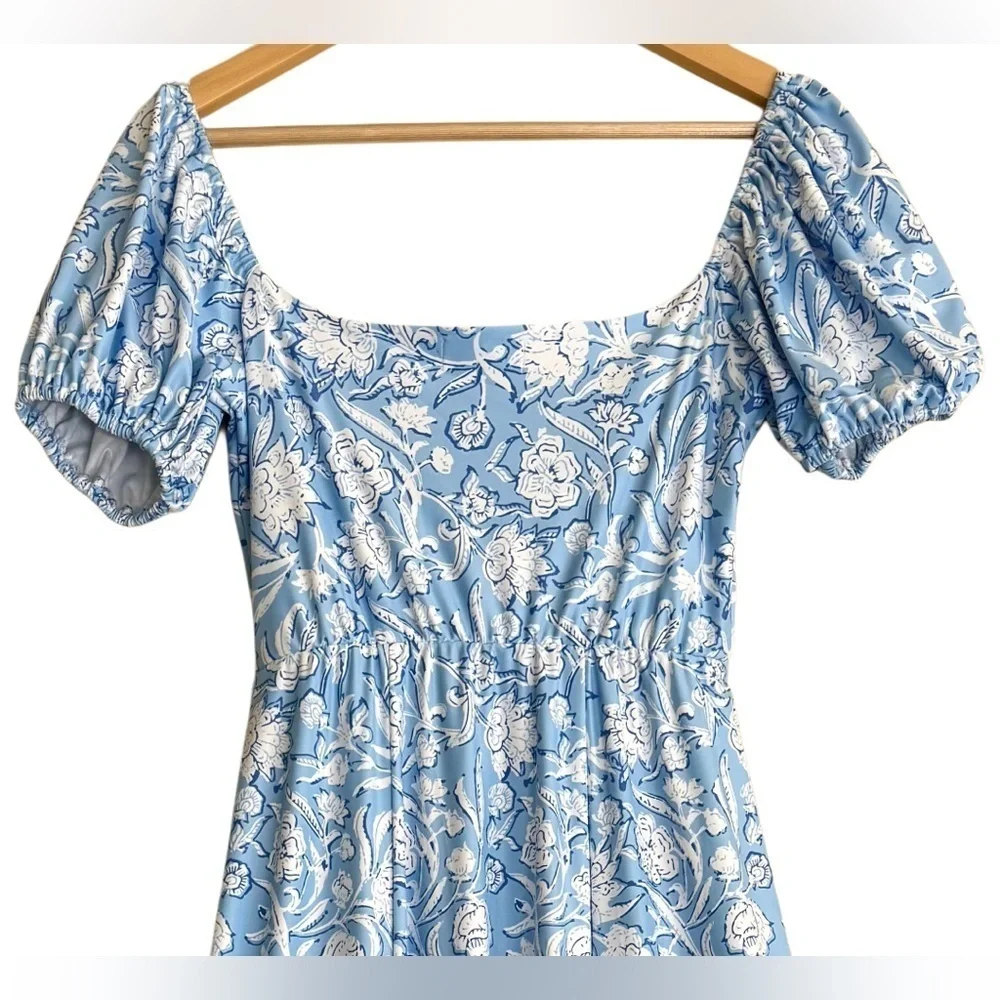 SMITH & QUINN Flowy Stretchy Floral Romantic Feminine Elizabeth Maxi Dress Sz XS - Picture 10 of 11